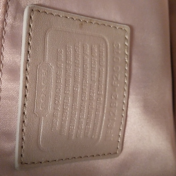 Coach bag, Chevron Patchwork Bronze style - Picture 4 of 8